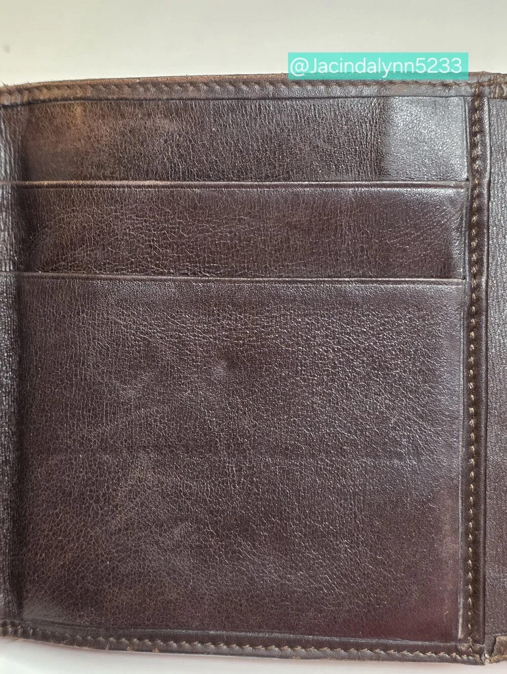 Louis Vuitton Wallet Brown Signature LV Monogram Vintage Elise Compact Card Case